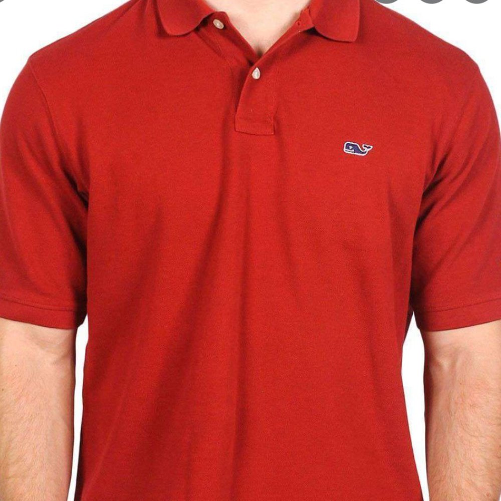 VINEYARD VINES NWT men’s M Classic Pique Polo, Red